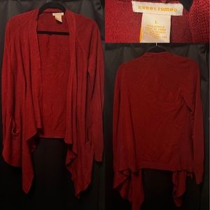 Red Sweet Romeo cardigan